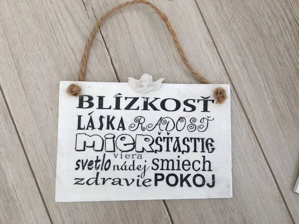Vianočné decoupage tabuľky