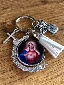 Kresťanská kľúčenka podľa želania - jednostranná