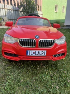 ŠPZ nálepka na detské elektrické autíčko