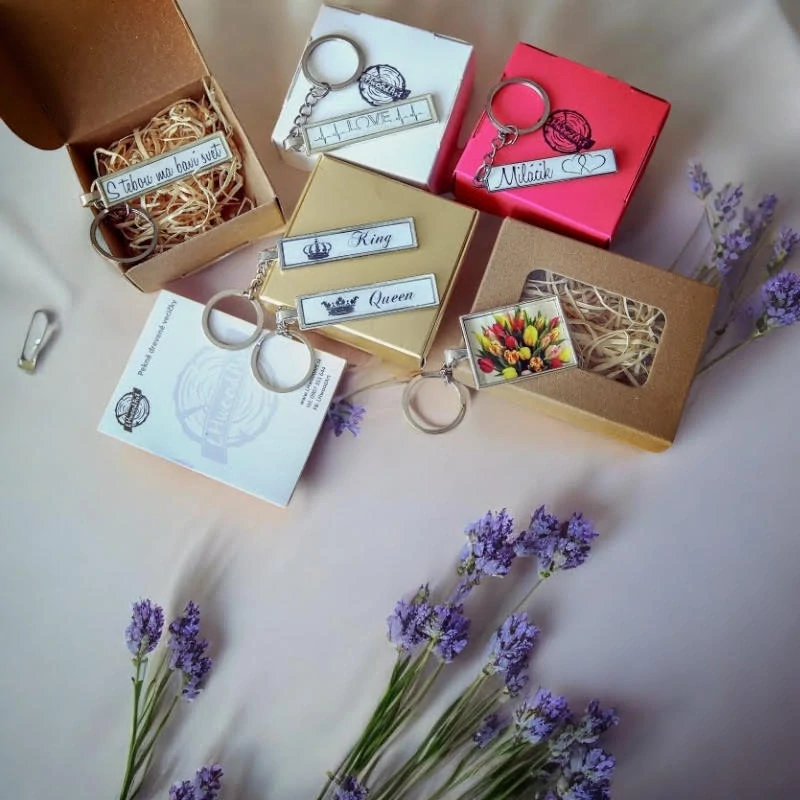 Darčekové balenie kartónové hnedé s okienkom