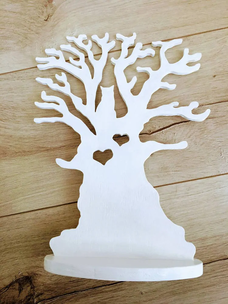 Stojan na šperky - strašidelný dub