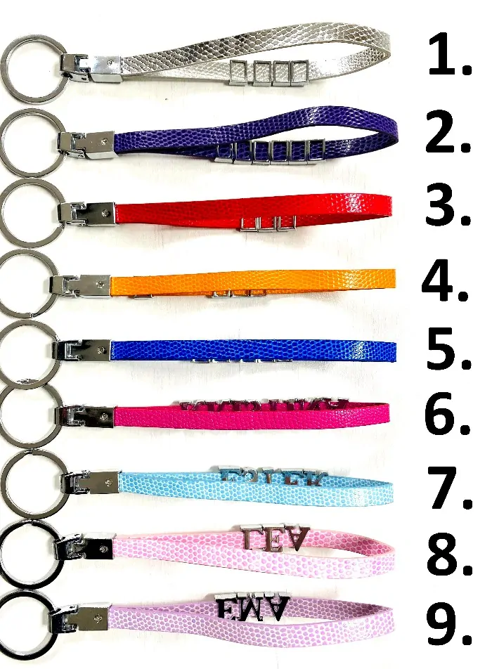 Kožená kľúčenka s menom