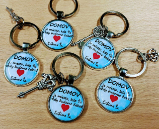 Personalizovaná kľúčenka s vlastným textom
