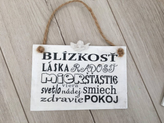 Vianočné decoupage tabuľky
