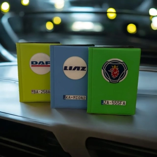 Obal na doklady pre kamióny s vlastnou ŠPZ a logom
